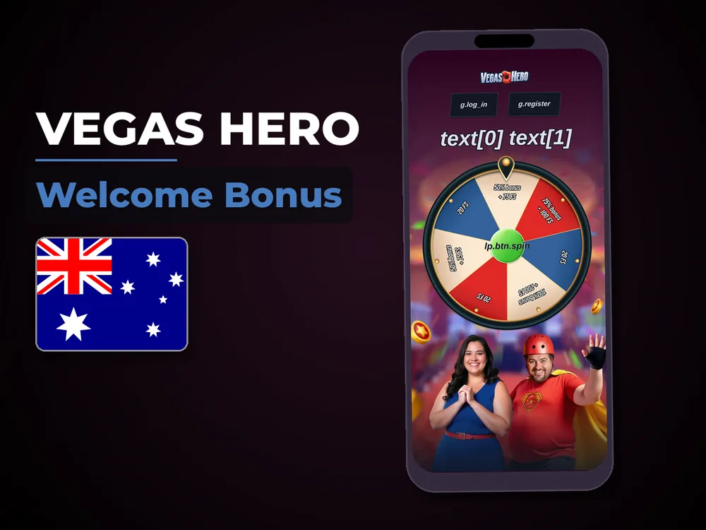 Vegas hero - Welcome Bonus