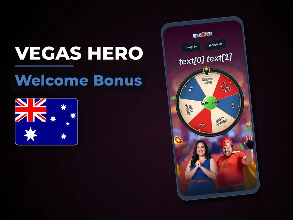 Vegas hero - Welcome Bonus