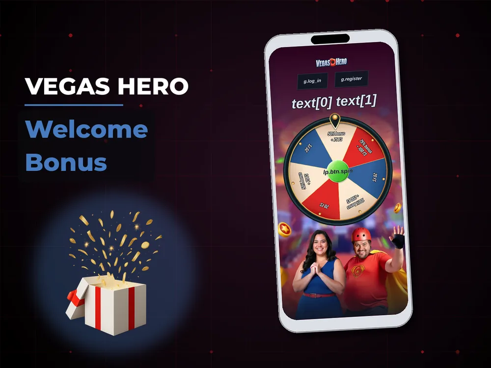 Vegas hero - Welcome Bonus