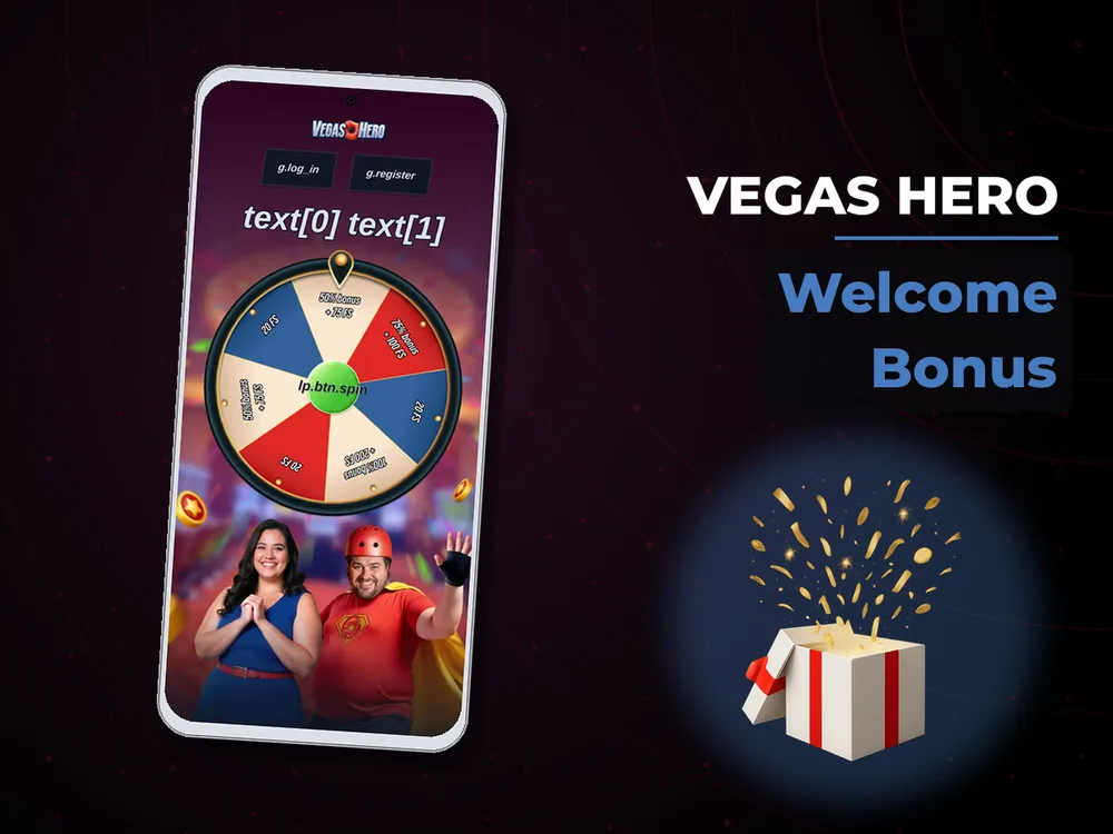 Vegas hero - Welcome Bonus