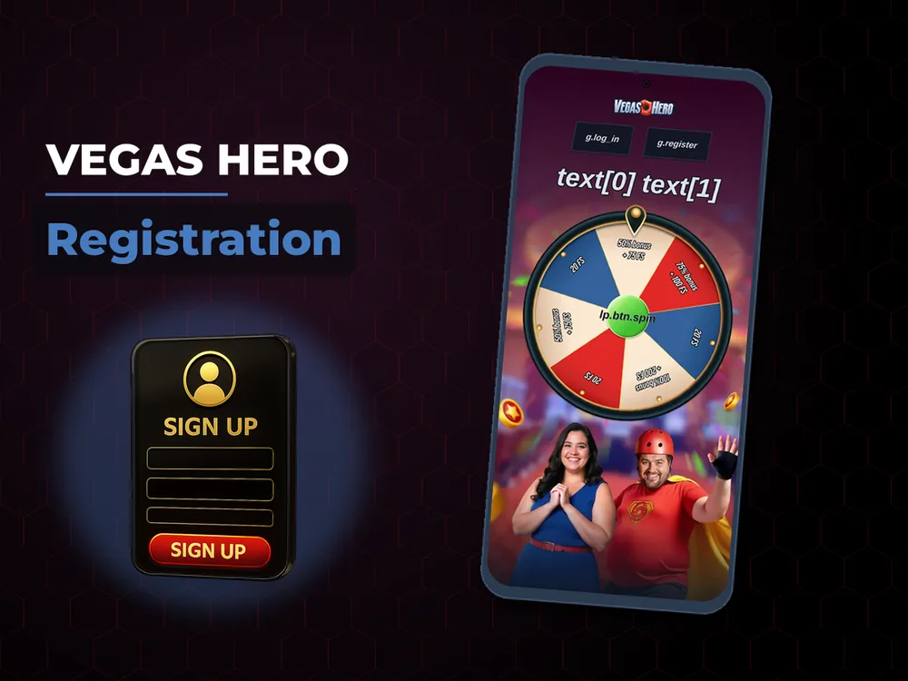 Vegas hero - Registration