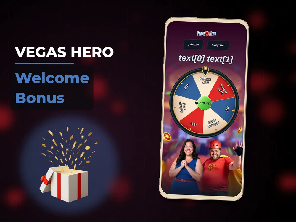 Vegas hero - Welcome Bonus